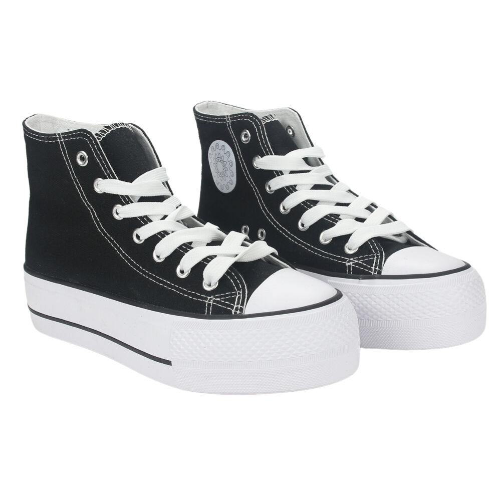 Zapatilla Mujer Chalada Cruni-2 Negro Urbano image number 4.0