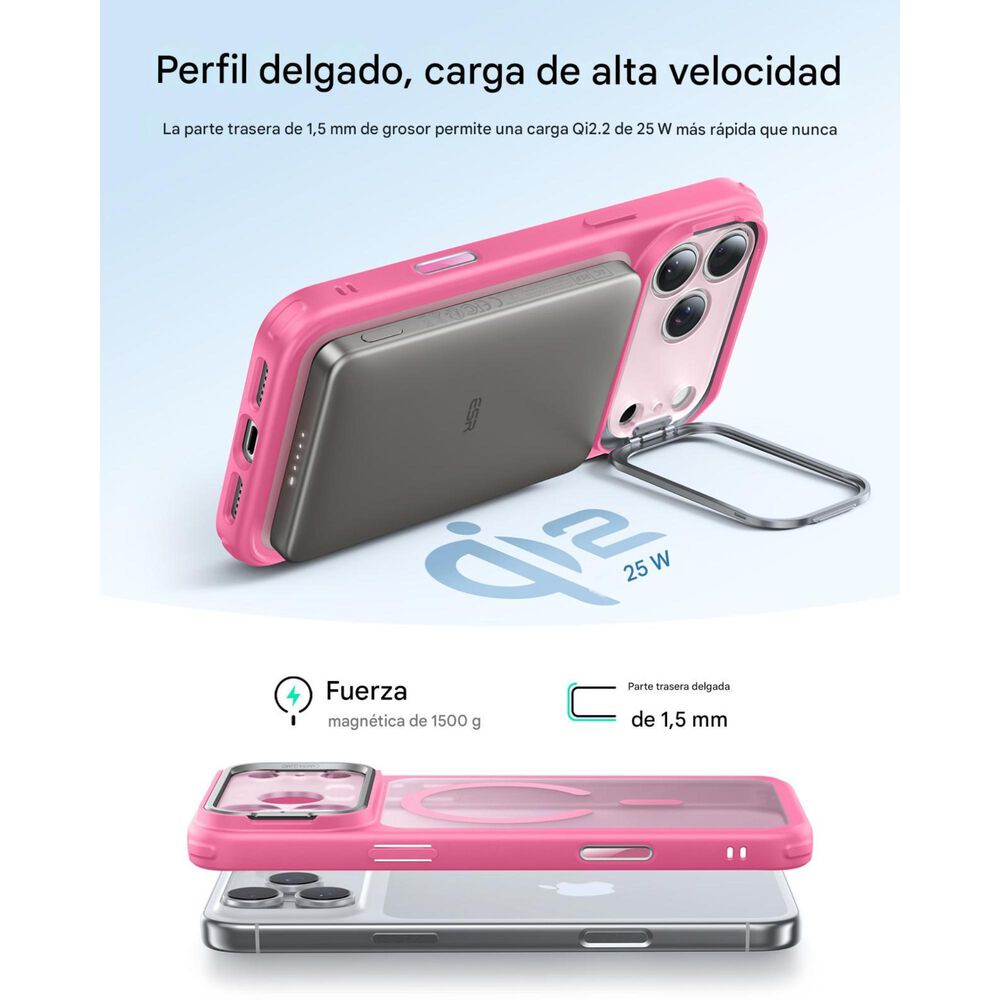 Para Iphone 17 Pro Max - Carcasa Magsafe Con Soporte image number 5.0