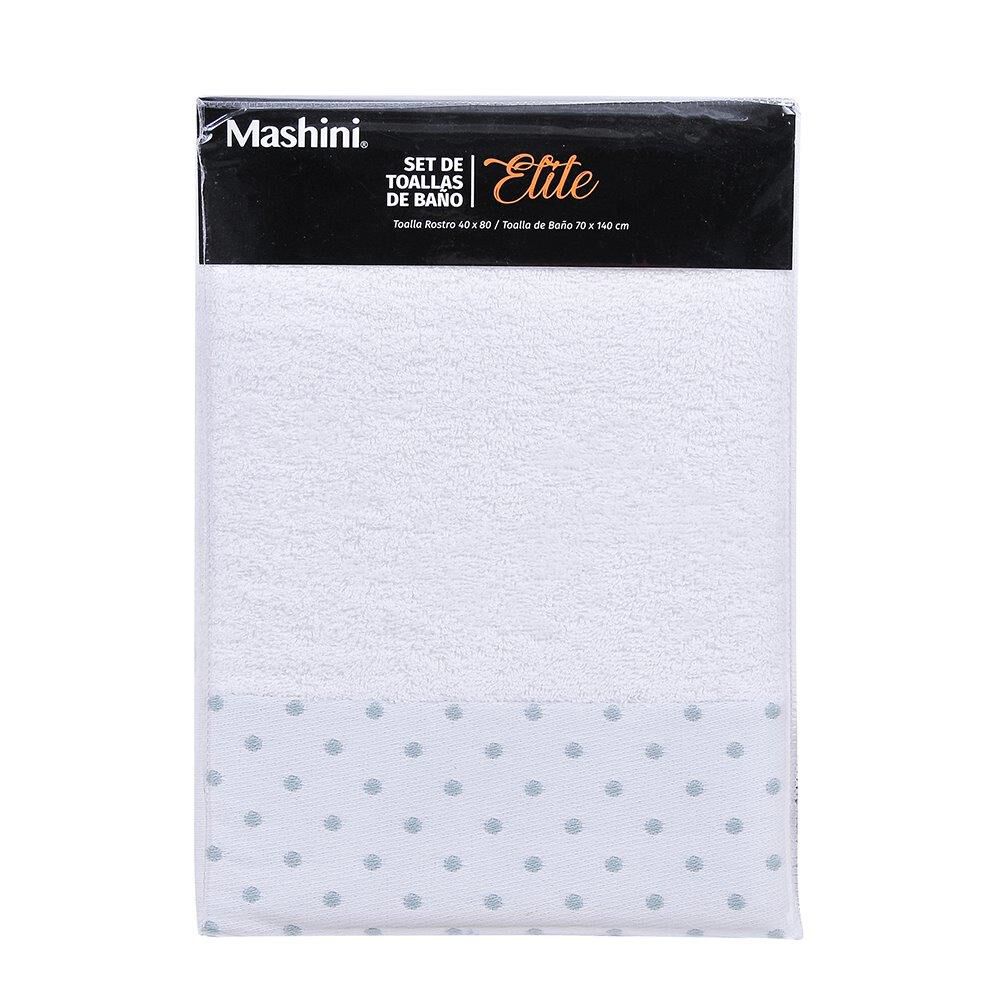 Set 2 Toallas Elite 450 Blanco image number 2.0