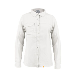 Blusa Outdoor Mujer Lightwind Ripstop Blanco Invierno Uv