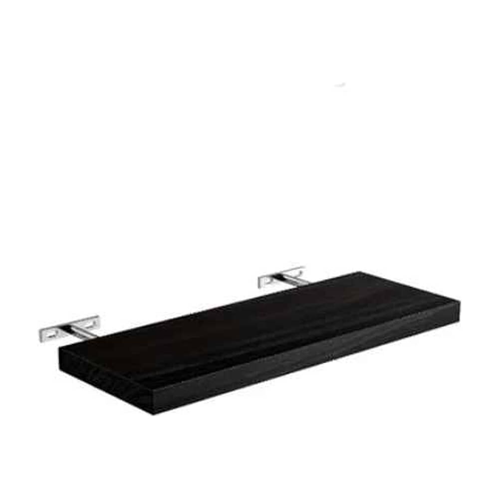 Estante Flotante Negro Madera 60x23x4 Cm Vgo image number 0.0