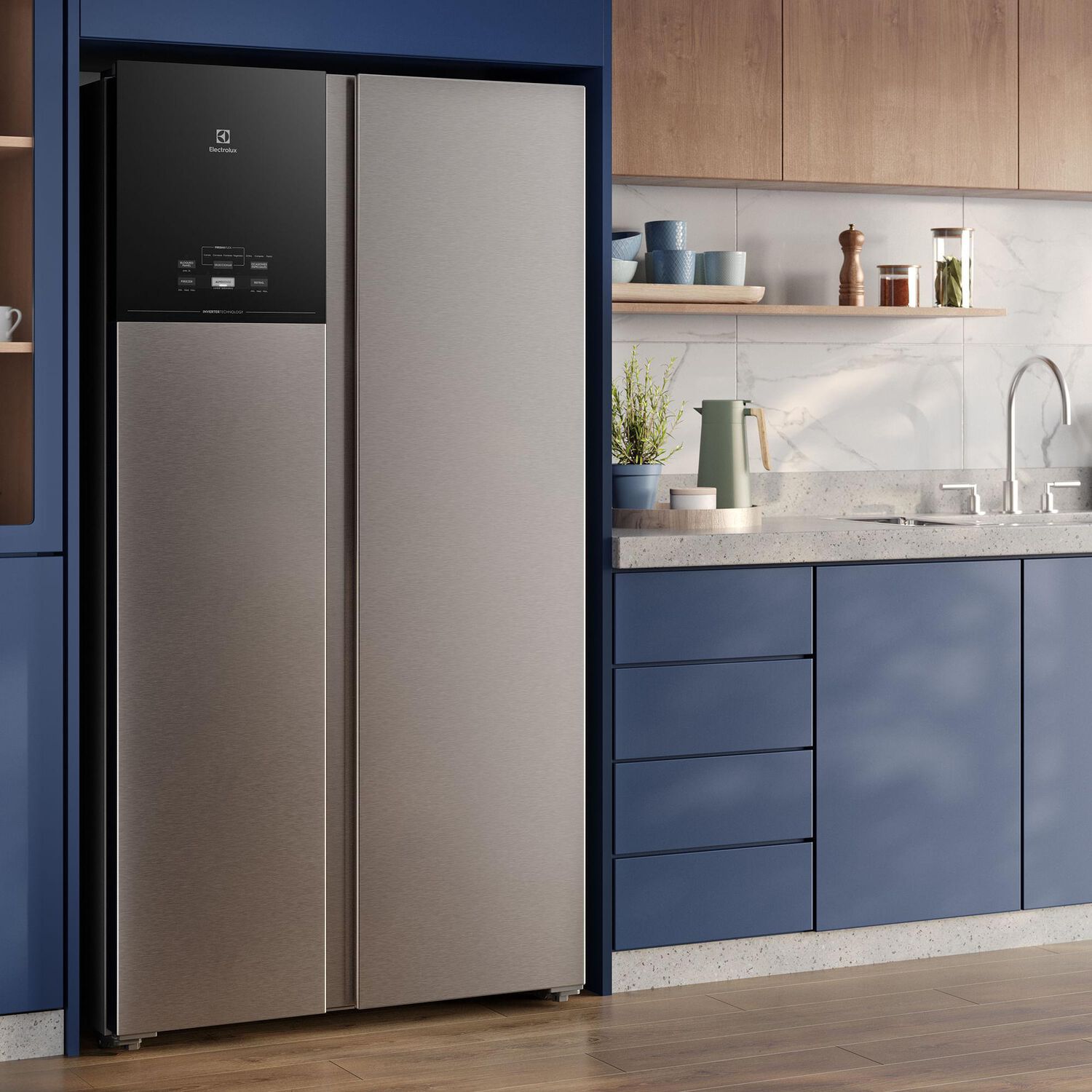 Refrigerador 624l No Frost Side By Side Inverter Es60s Inox image number 10.0