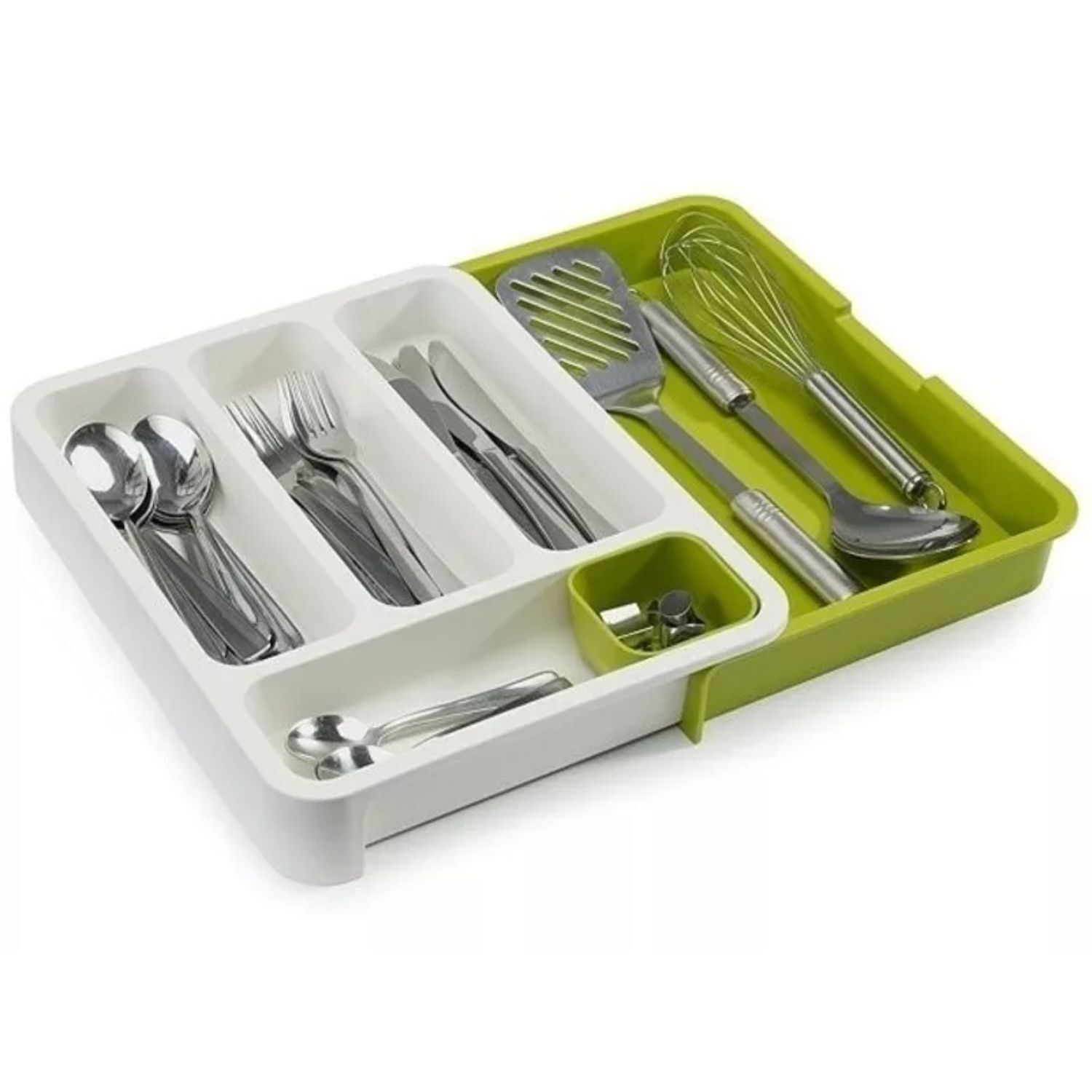 Organizador De Cubiertos Extensible Ajustable Para Cajones image number 0.0
