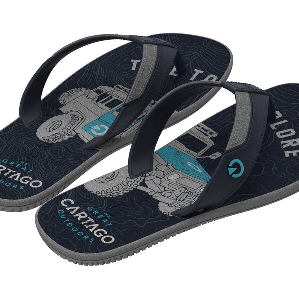 Sandalia Hombre Gris/azul Dakar Cartago image number 4.0