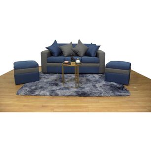 Sof&aacute; Almore Paris + Pouf / 5 Cuerpos