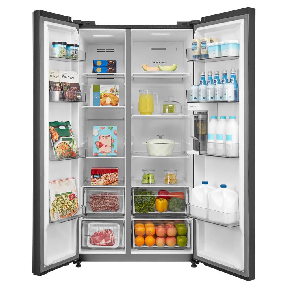 Refrigerador Side By Side Midea MDRS925FGEDX / No Frost / 700 Litros / D image number 4.0
