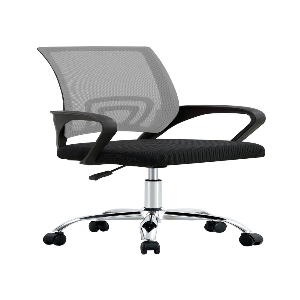 Silla De Oficina Ejecutiva Nueva York Ergonomica Respaldo Malla Gris Bm-520mg Arthome image number 0.0
