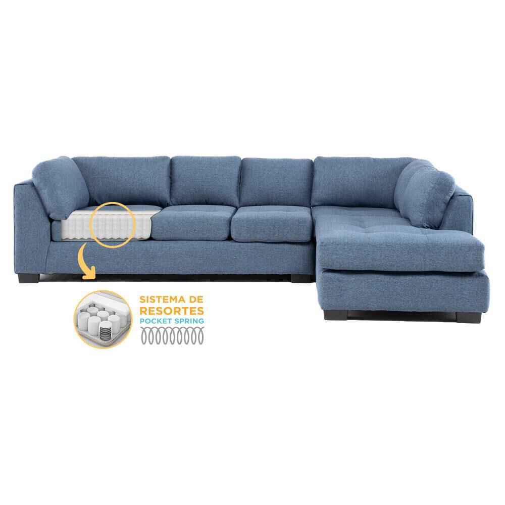 Sofá Seccional Living Factory Londres Derecho / 7 Cuerpos image number 2.0