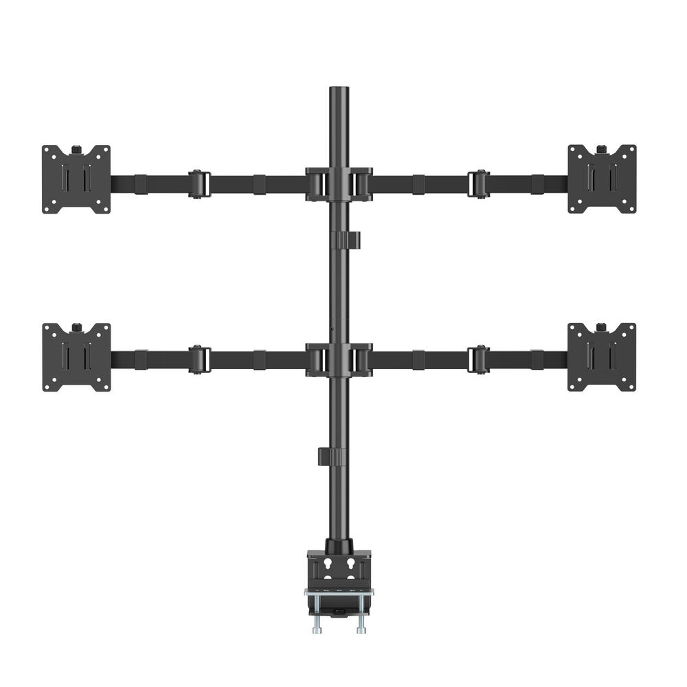 Soporte Para 4 Monitores De Alta Carga 17" A 35" 60kg Sbrm741 - Brasforma image number 2.0