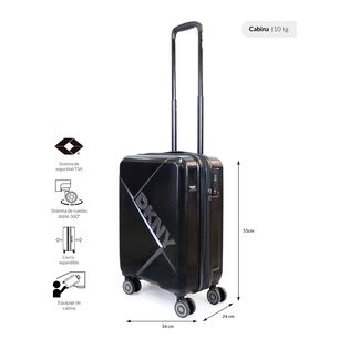 Maleta Cabina 10kg Donna Karan Your Call Negra Dkny