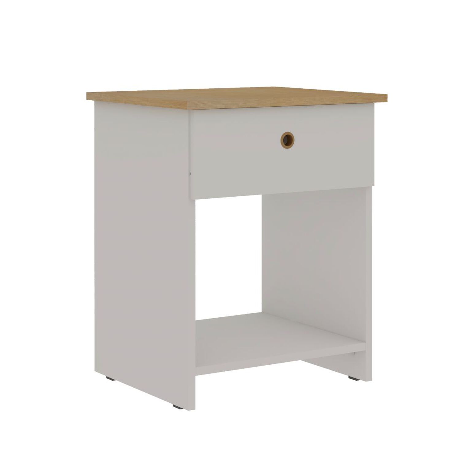 Velador 1 Cajon Hazlo Tu Mismo Simm Blanco image number 0.0