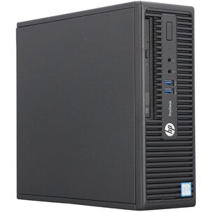 Kit Monitor + Pc Hp Prodesk 400 G3 Sff (i3-6ta 8gb 256gb Ssd) + Teclado & Mouse Reacondicionado Grado A