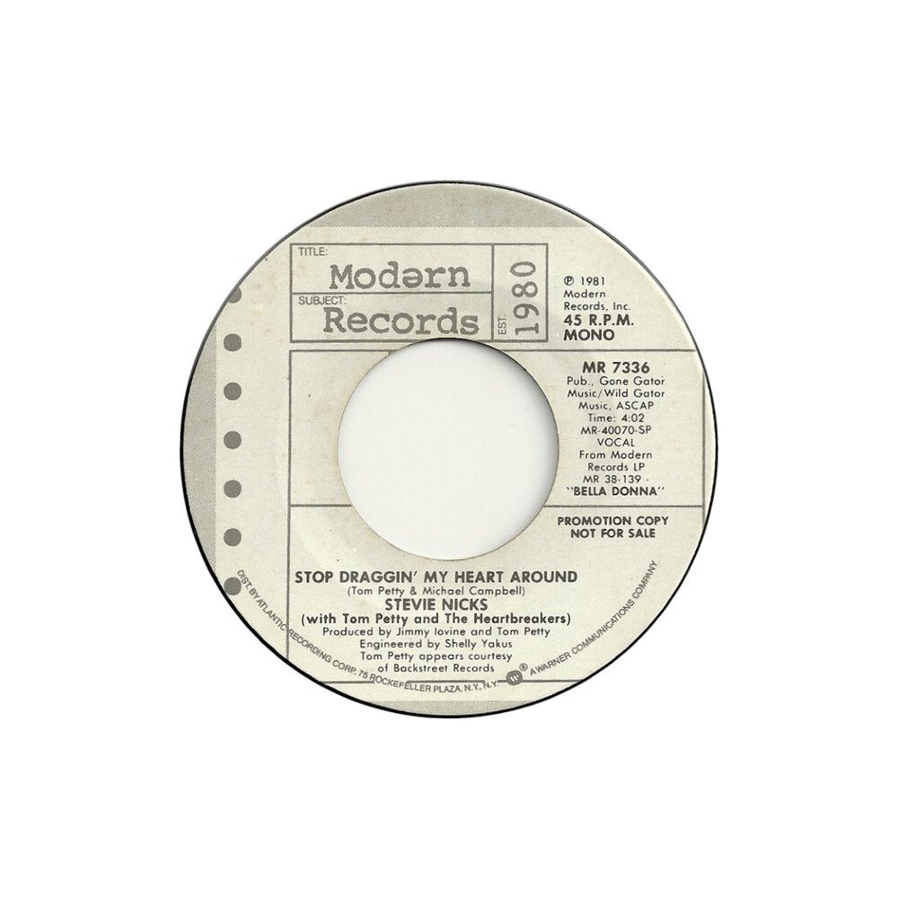 Stevie Nicks - Stop Draggin' My Heart Around | 7" Single Vinilo Usado image number 0.0