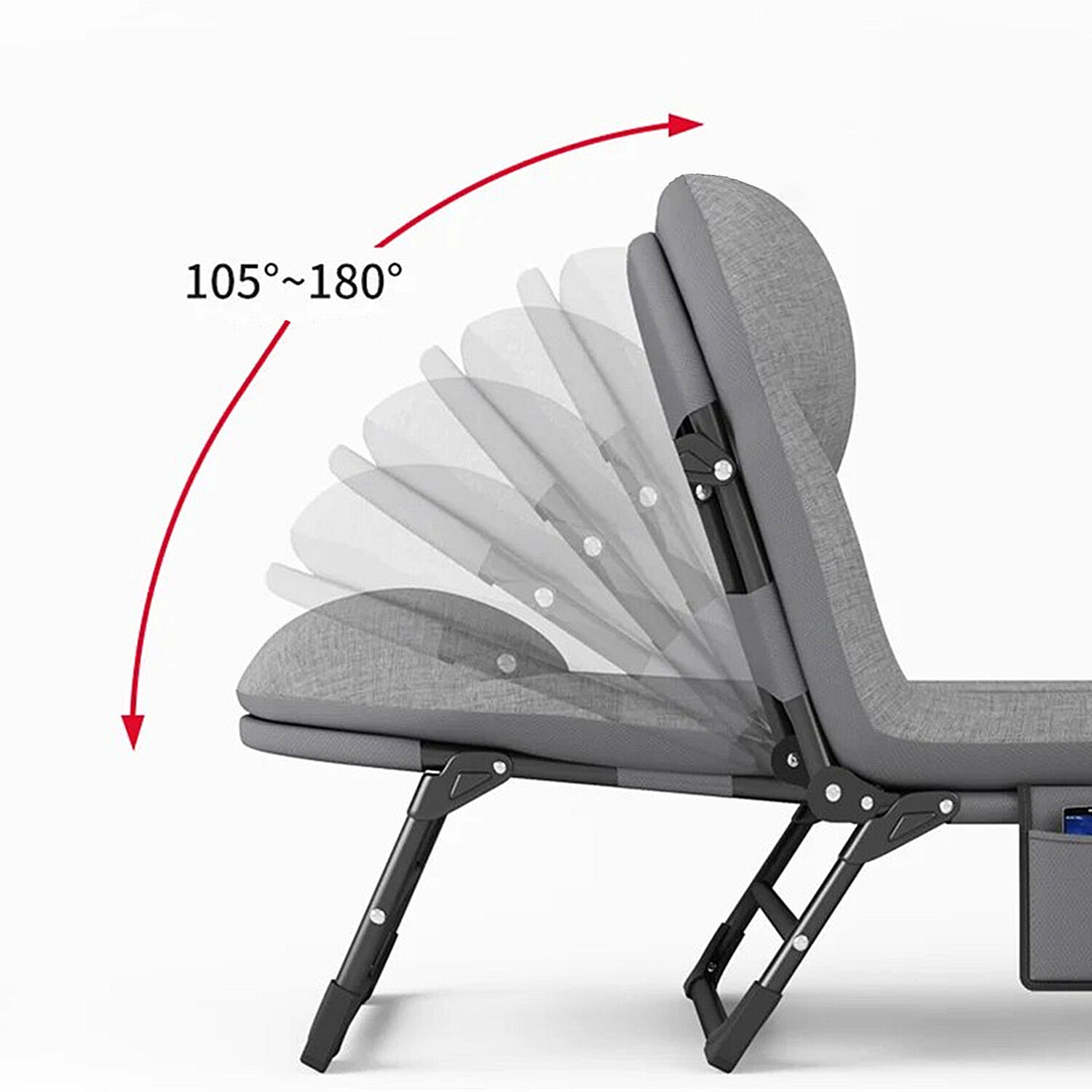 Catre Campa&ntilde;a Acolchado Cama Camping Plegable Outdoor image number 1.0