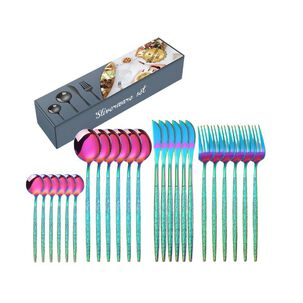 Set Cubiertos De Mesa Tornasol Acero Inoxidable 24 Piezas Set Cubiertos De Mesa Tornasol Acero Inoxidable 24 Piezas