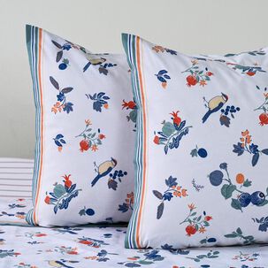 Juego De S&aacute;banas American Family Citrus / King / 144 Hilos