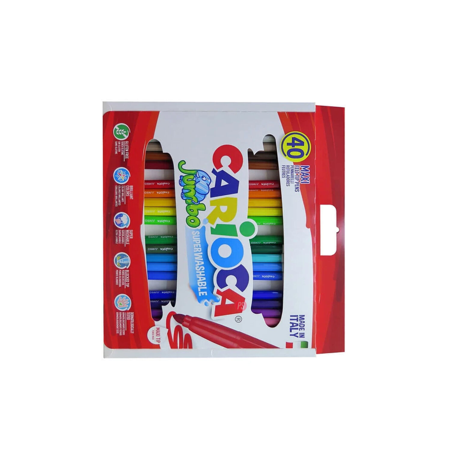 Plumones Jumbo 40 Unidades Carioca - Ps image number 1.0