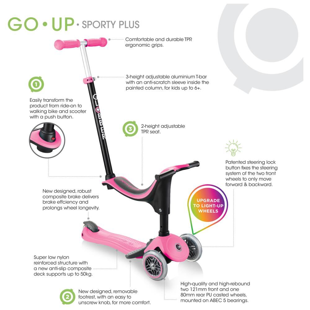 Scooter Go Up Sporty Plus Globber