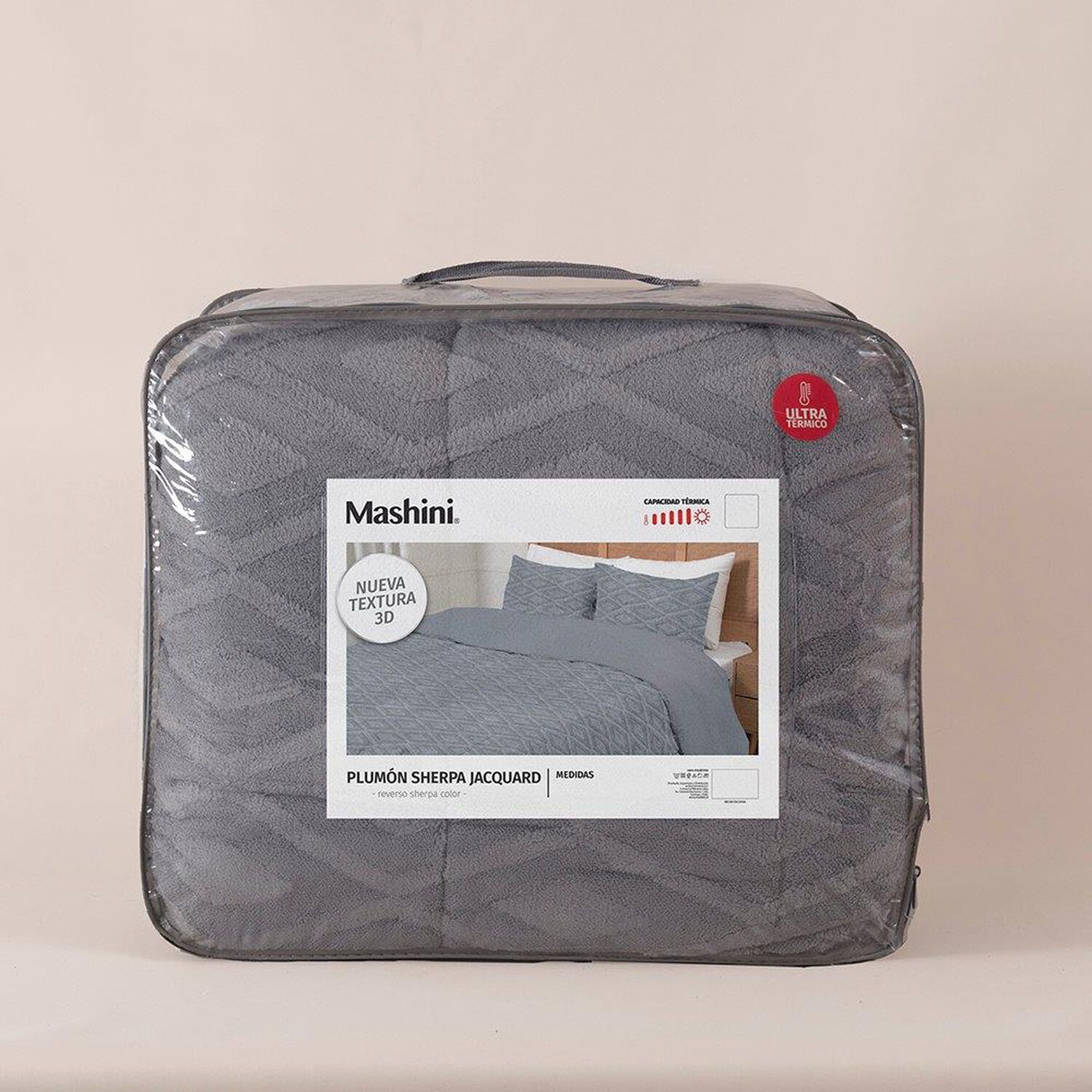 Plumon Jqd Sherpa King Rombo Gris image number 3.0