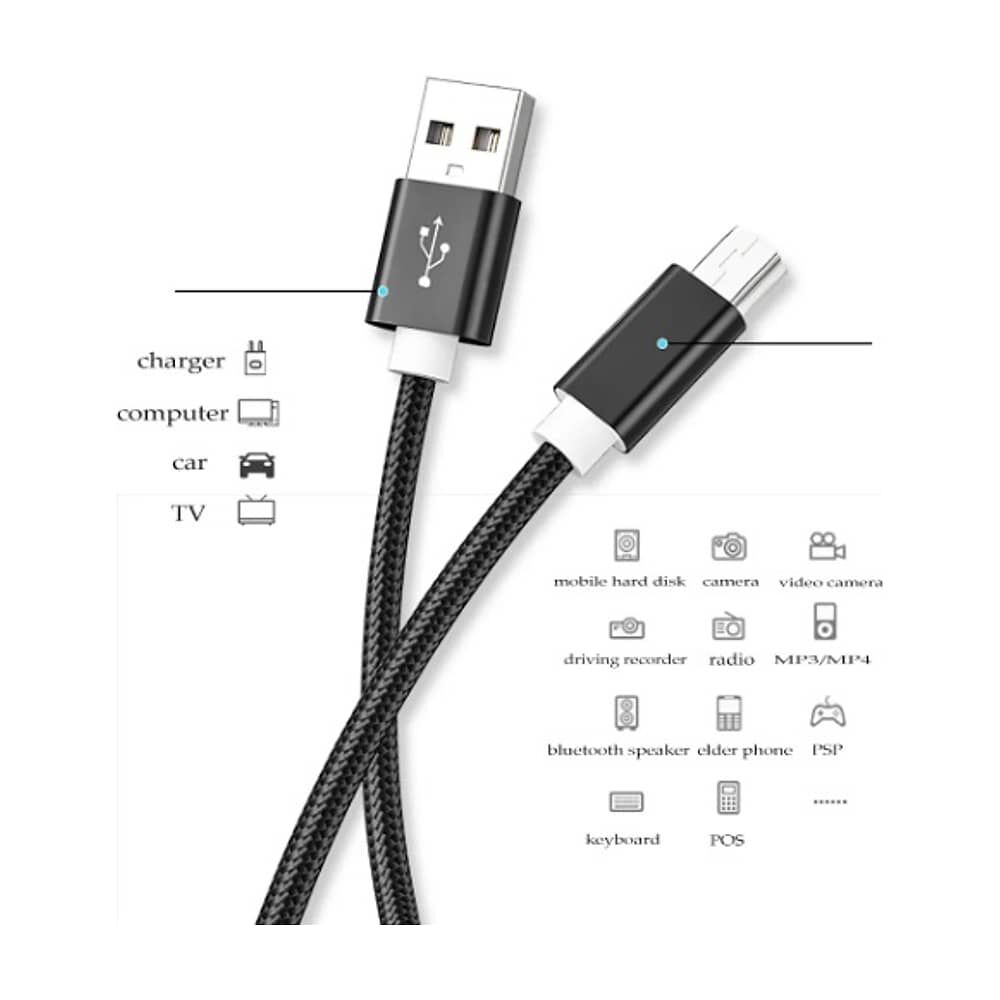 Cable De Carga Y Datos Usb Normal A Usb Mini V3 Transferencia R&aacute;pida Usb 3.0 A Usb Mini image number 1.0