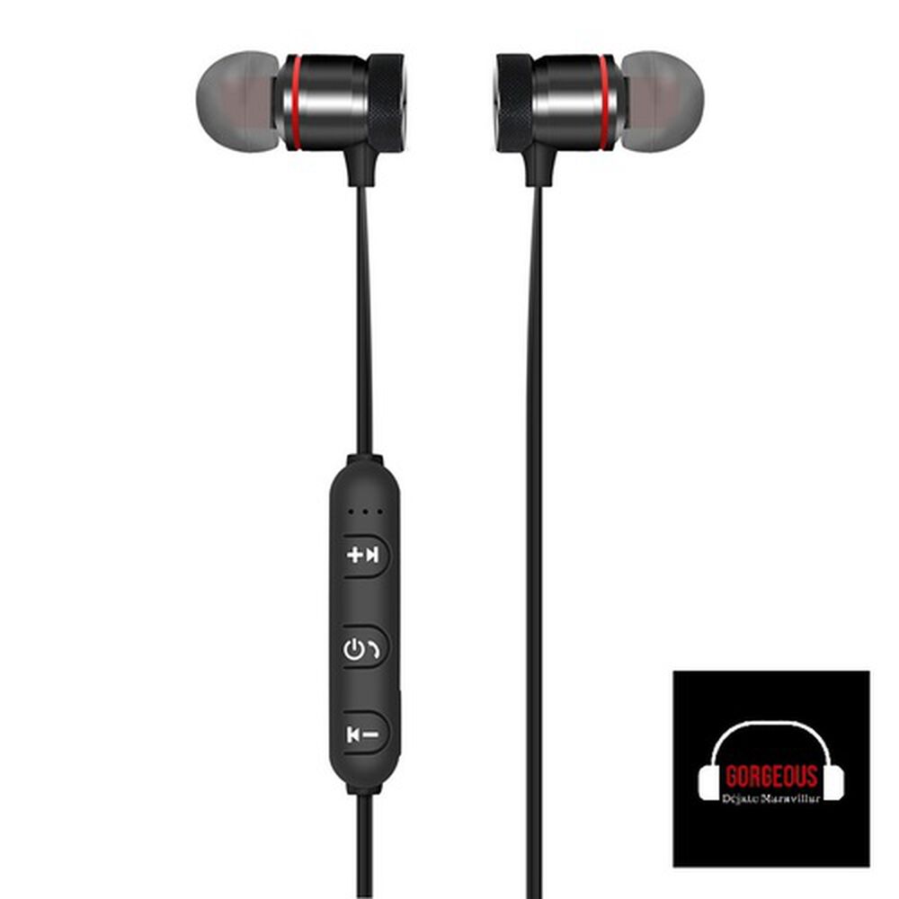 Audífonos Bluetooth Auriculares Magneticos Inalambricos Con Microfono Manos Libres Recargables Usb image number 1.0
