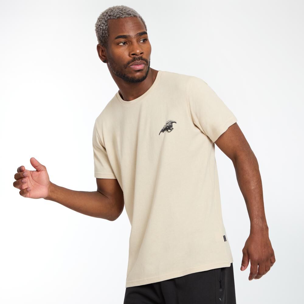 Polera Deportiva Manga Corta Estampado Hombre Wetland image number 2.0