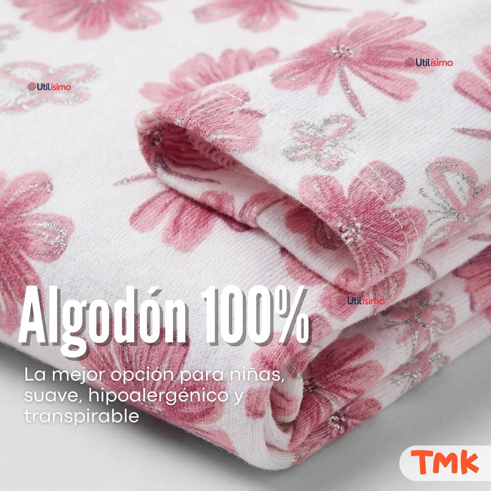 Pack 5 Bodys Manga Larga 100% Algod&oacute;n Beb&eacute; Ni&ntilde;a Koala Dreamer image number 4.0