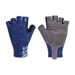 Guante Corto Para Ciclismo Ms002 Blue