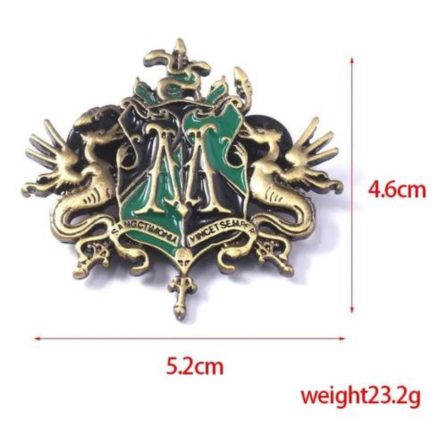 Pin Met&aacute;lico Escudo De La Familia Malfoy Harry P image number 1.0