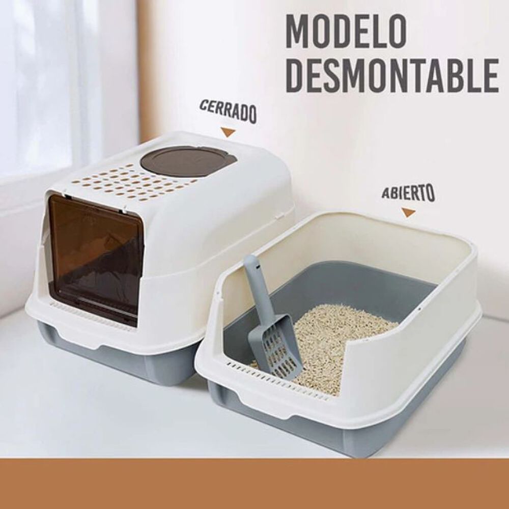 Caja Arenero Cerrado Antisalpicaduras Sanitaria Para Gato image number 3.0