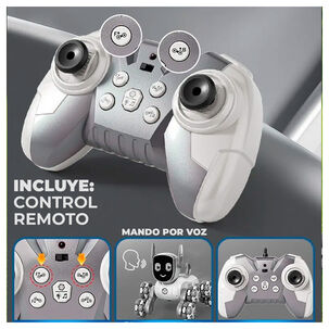 Perro Robot Juguete Interactivo Con Control Y Luces Led