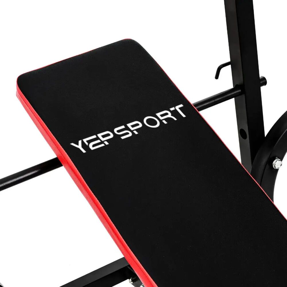 Banca Multifuncional Pesas Pecho Piernas Abs image number 2.0