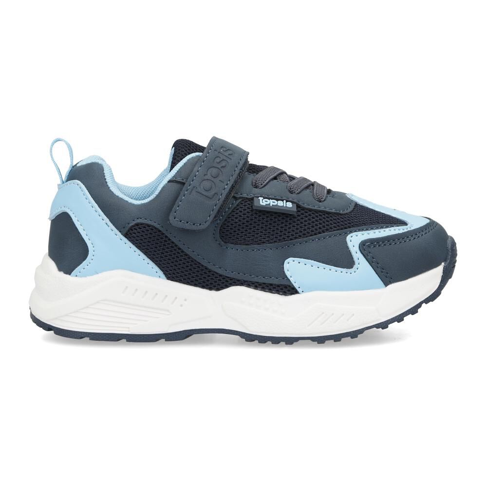 Zapatilla Infantil Niño Topsis Navy image number 2.0