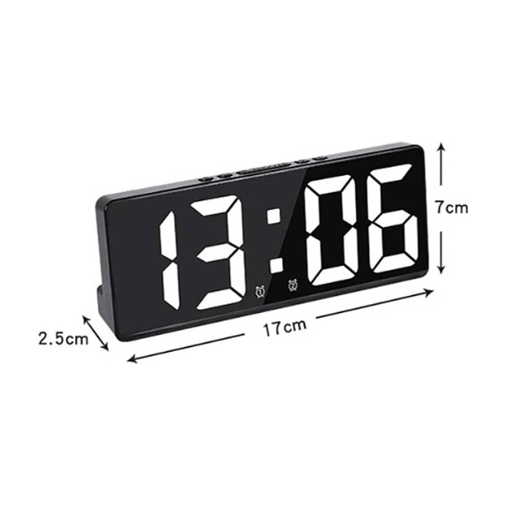 Reloj Despertador Led Multifuncional, Dormitorio Oficina image number 1.0