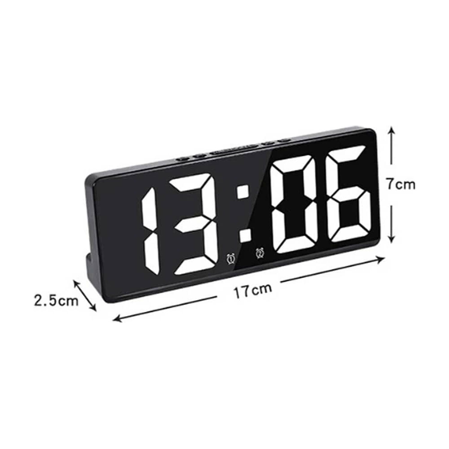 Reloj Despertador Led Multifuncional, Dormitorio Oficina image number 1.0