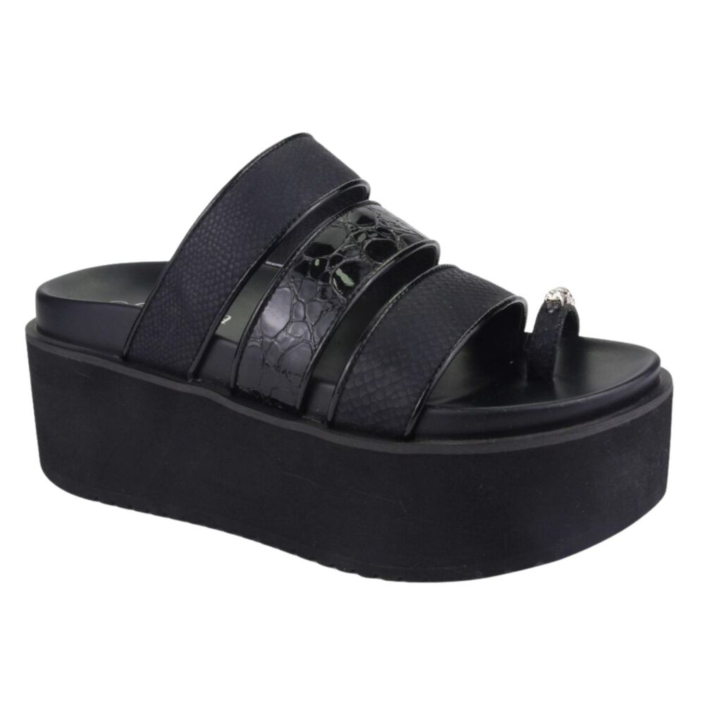 Sandalia Chalada Mujer Viru-21 Negro Moda image number 0.0