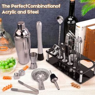 Juego De C&oacute;cteles Para Bar Pub 23 Piezas 750m