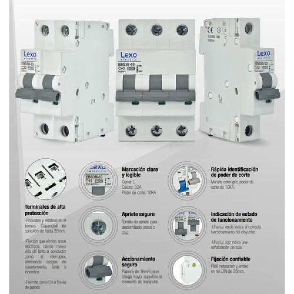 Automático Lexo 10ka, C, 1x6a Certificado Sec Garantia 1 Año image number 1.0