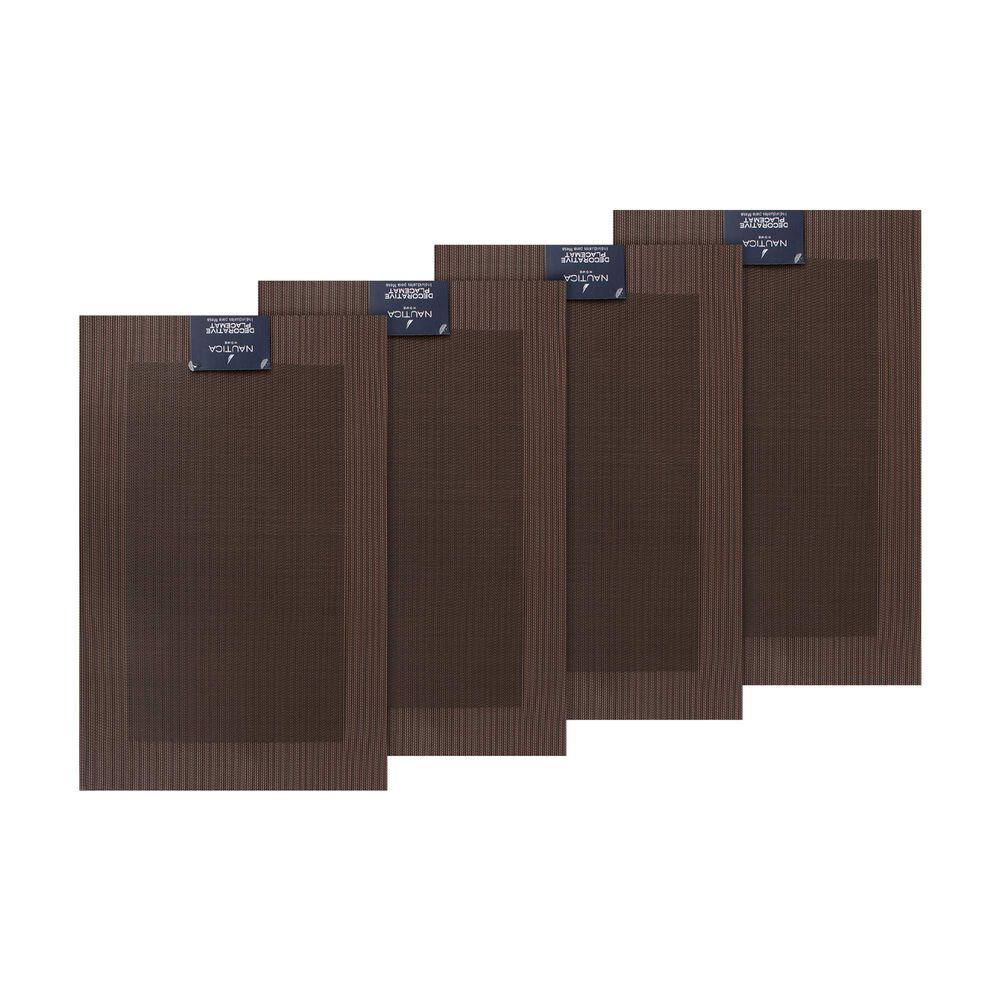 Pack 4 Individuales De Mesa Nautica Home 45x30cm Caf&eacute; image number 1.0