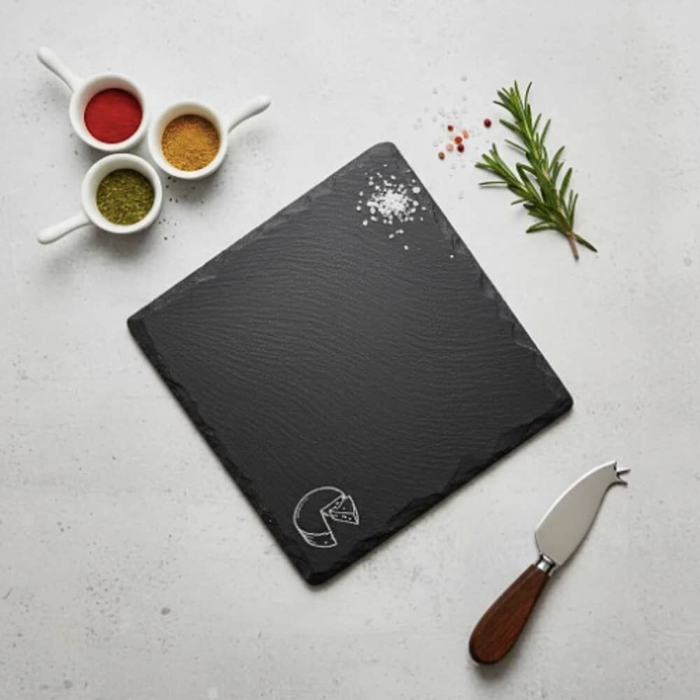 Plato Cuadrada Natural Plancha Piedra image number 0.0