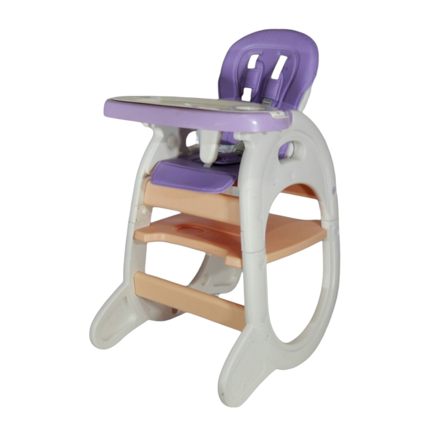 Silla De Comer Para Bebe 2 En 1 (silla + Mesa) Lila image number 4.0