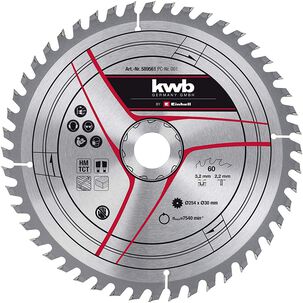 Disco Sierra Circular 250mm X 30mm 60 Dientes - Kwb