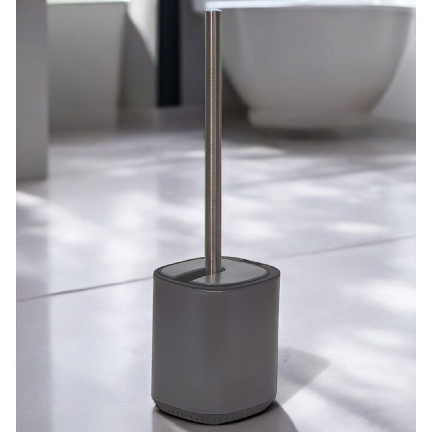 Cepillo De Ba&ntilde;o Gris 30x9.5 Cm image number 1.0