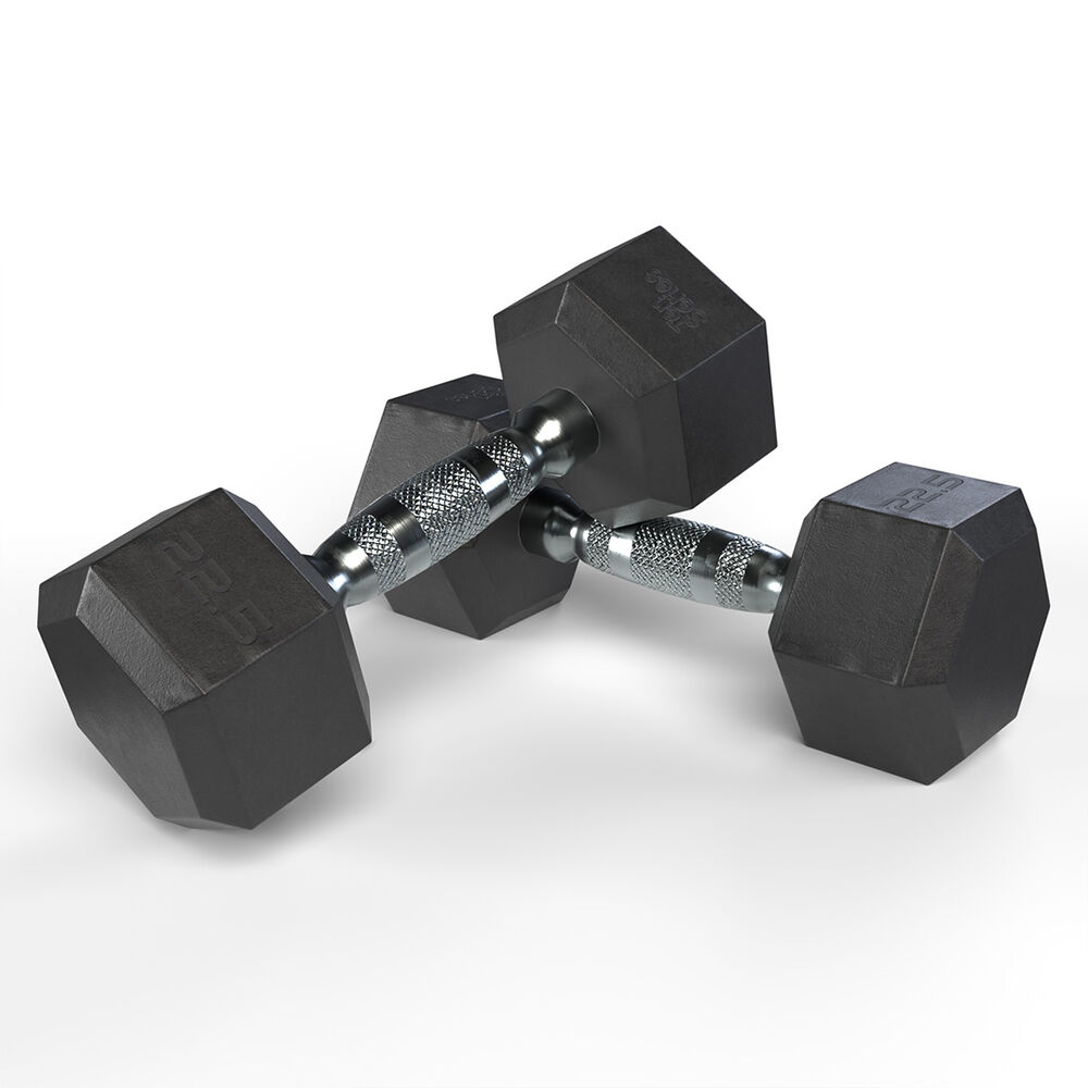 Mancuerna Hexagonal Recubierta En Caucho 22.5 Kg image number 2.0