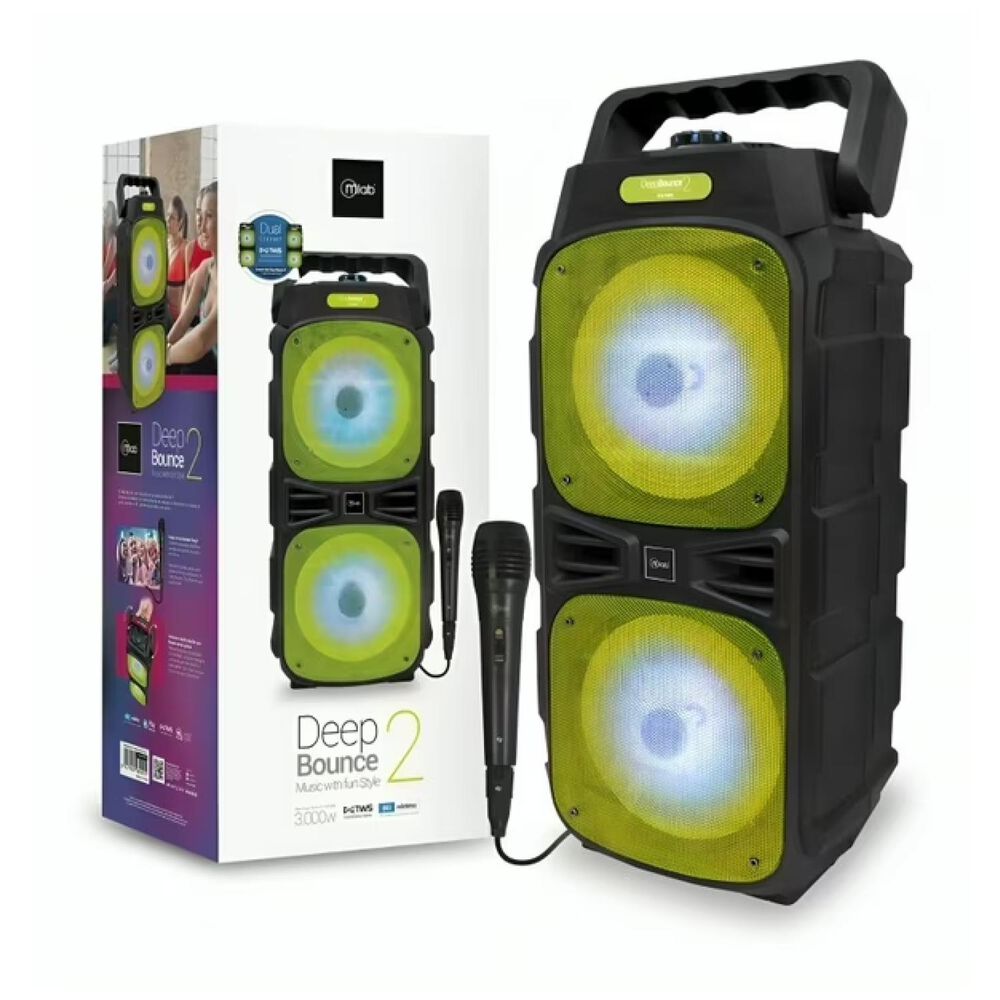Parlante Bluetooth Karaoke 3000w Deep Bounce 2 image number 2.0