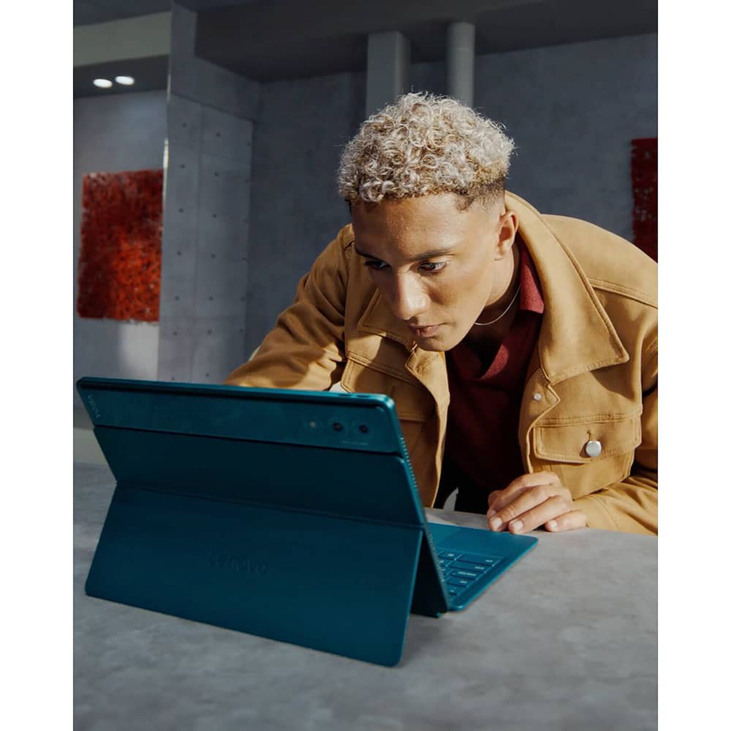 Tablet Lenovo Yoga Tab Plus Ai 16gb Ram 256gb 13" 3k L&aacute;piz + Teclado+adp One image number 6.0