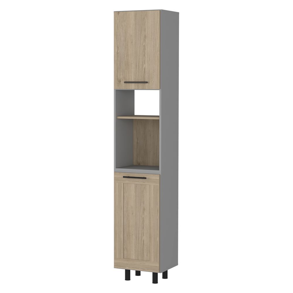 Mueble Despensa 2 Puertas Fm-004g Gris image number 0.0