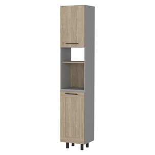 Mueble Despensa 2 Puertas Fm-004g Gris