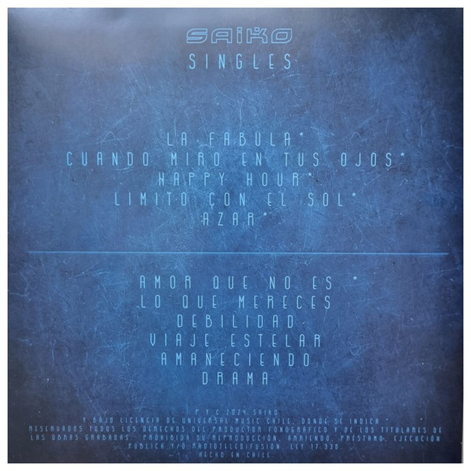 Saiko - Singles | Vinilo image number 1.0
