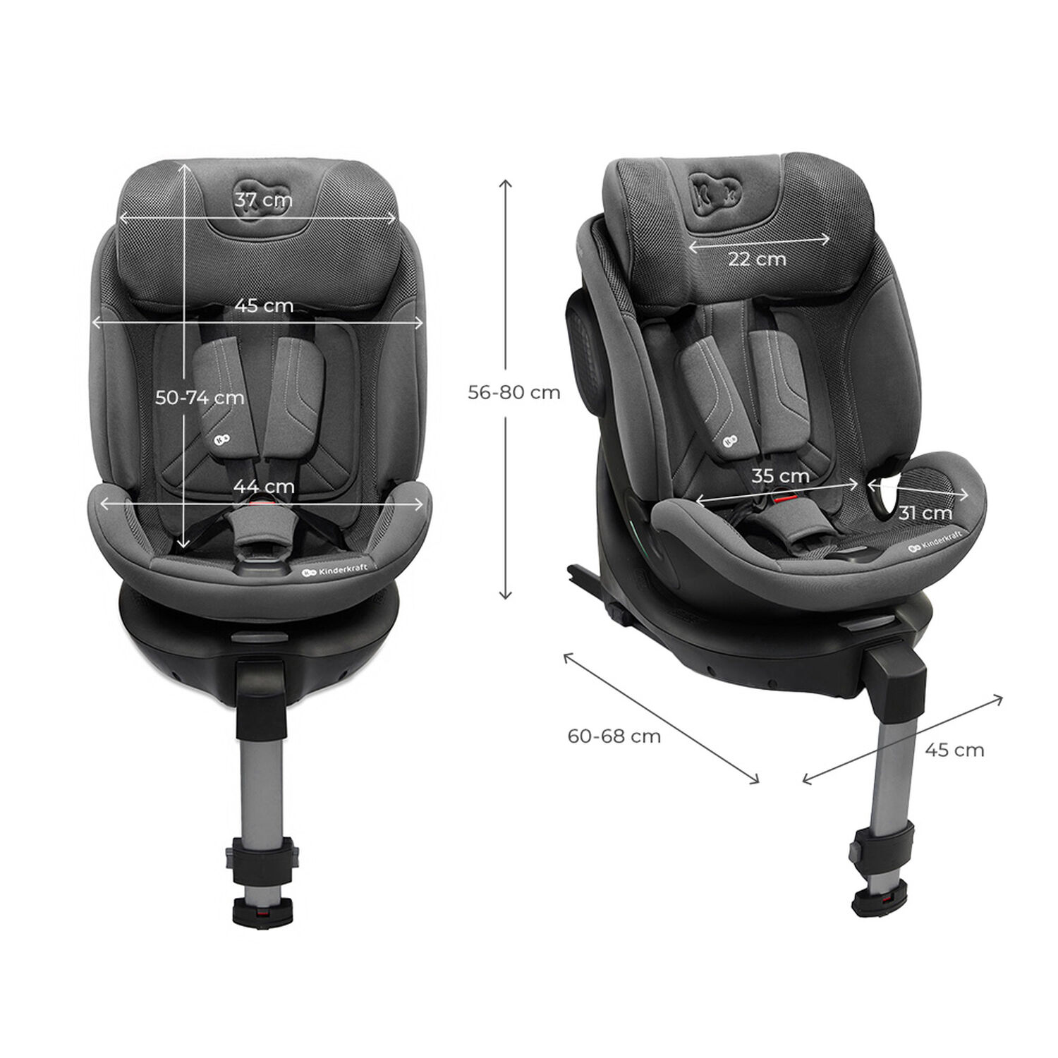 Silla De Auto Convertible Xrider 2 I-size Gris image number 6.0